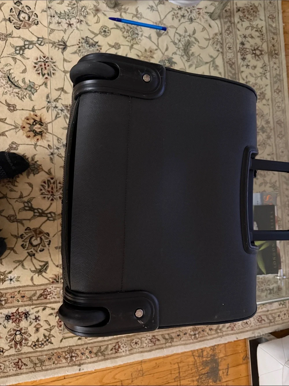 Louis Vuitton Pilot Rolling Briefcase  Taiga Leather Men’s Travel Carry on
